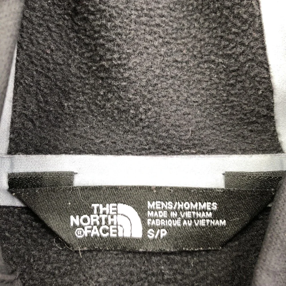The North Face Hoodie Mens Small Black Pullover Fleece Tekno Zip Pockets